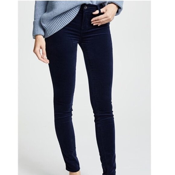 J Brand Super Skinny Printed  Velour Velvet Jeans - Picture 12 of 12